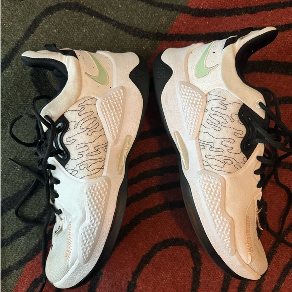 Nike PG 5 White/Multi-Color-Glacier Blue Black PG5 (CW3143 100) Men’s  8 Shoes - Picture 5 of 16